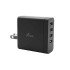 Innoz® InnoPower TQ4 4 Port QC3.0 Travel Charger (with US, UK, EU, AU Plug Adaptor) - Black
