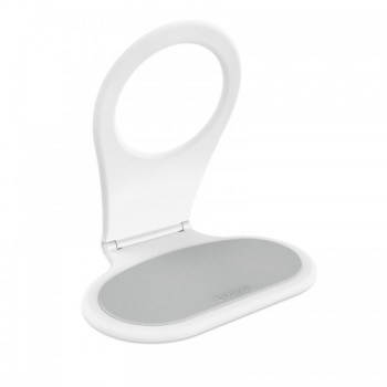 Bobino FOLDING PHONE HOLDER (White) - Anti-slip Pad, Folding Hinge
